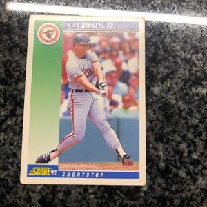 Cal Ripkin Jr. Score 1992 #540 baseball card!!